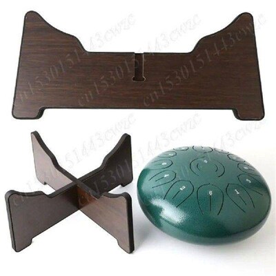 Steel Tongue Drum Holder Detachable Wooden Display Stand