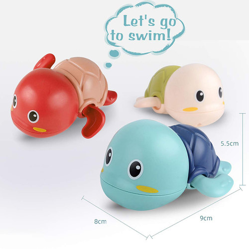 Baby Bath Toys Bathing Cute Swimming Turtle Whale Pool Beach