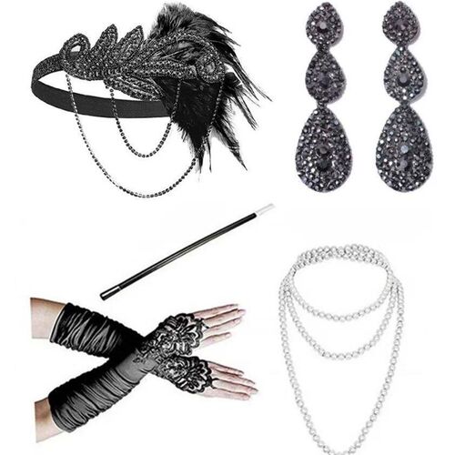 Women Girl Party Accessory Great Gatsby Headband s Deco