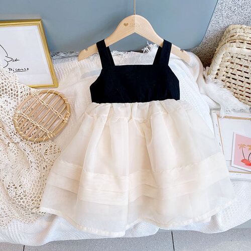 2023 Girl Princess Dress Sleeveless Tutu Dress Summer Sleeve
