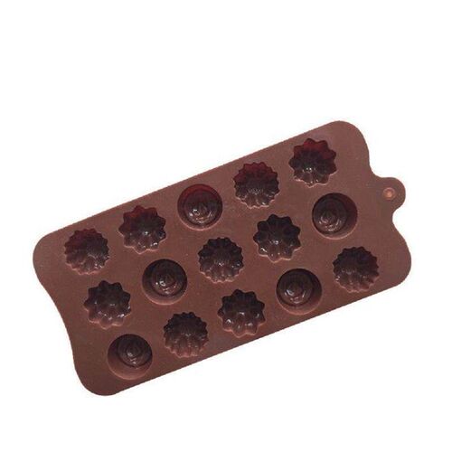15 Holes Silicone Rose Flower Chocolate Cake Soap Mold