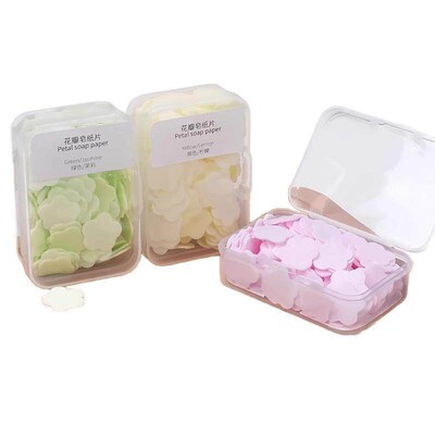Disposable Antibacterial Soap Sheets, Portable Hand Washing