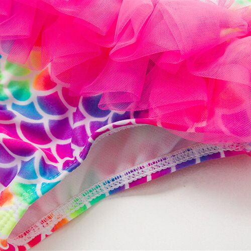 1~7Year Toddler Baby Girls Swimsuit Lace Girls Swimming dres