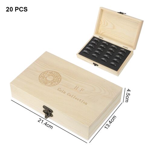 Coins Storage Box 20/30/50/100PCS Adjustable Antioxidative W