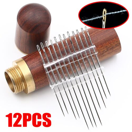 12pcs Blind Needle Elderly Needle-side Hole Hand Household S