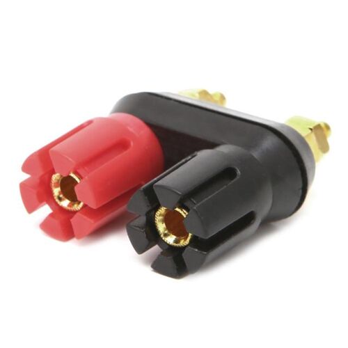 Plastic+Metal Dual Female 4mm Banana Plug Jack Socket Bindi
