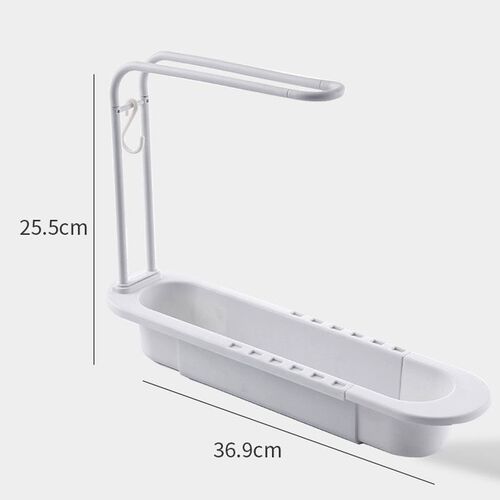 Telescopic Sink Shelf Drainer Rack Kitchen Organizer Soap Sp