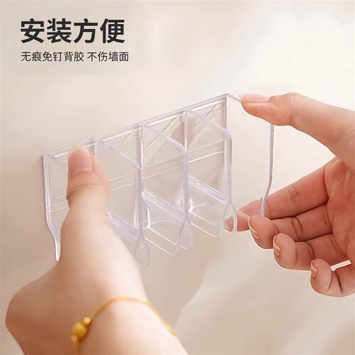 Wall-mounted multifunctional storage rack for bathroom, suit