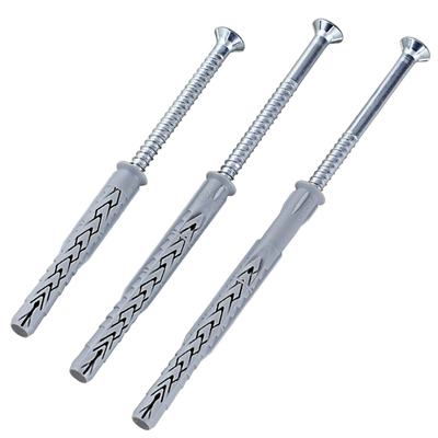 慧鱼SXRL10加长框架膨胀螺丝 泡沫砖空心墙电视支架专用膨胀螺栓