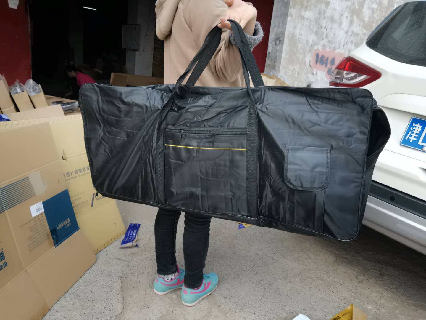 61键通用加厚防水防潮电子琴包电子琴背包加海棉双提电子琴袋子