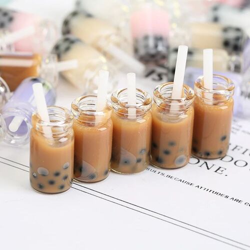 Boxi Resin Boba Slime Kit Bubble Tea Charms Additives Suppli