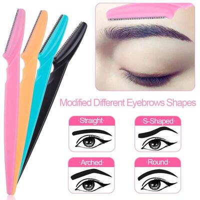 3/10Pcs Eyebrow Trimmer Blade Women Face Shaver Portable Eye