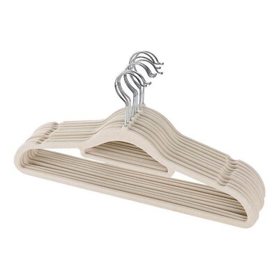Velvet Hangers, Non-Slip and Shoulder-Shape Preserving, Suit