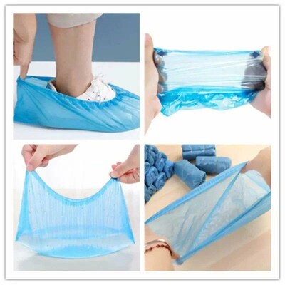 100PCS dipoable waterproof hoe ver platic non-lip foot ver i