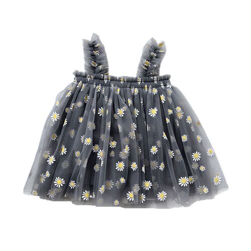 Summer Girls Dress Small Fresh Daisy Floral Toddler Girl Kid