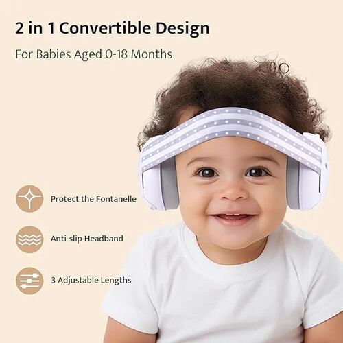 2-in-1 Convertible Design Baby Ear Protection Noise