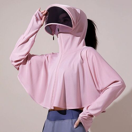 Sunscreen clothes for women summer UV protection breathable