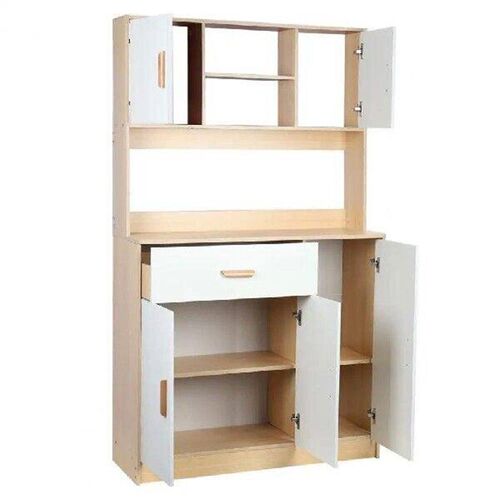 Household Wall Tall Sideboard Freestanding Hutch Cabinet
