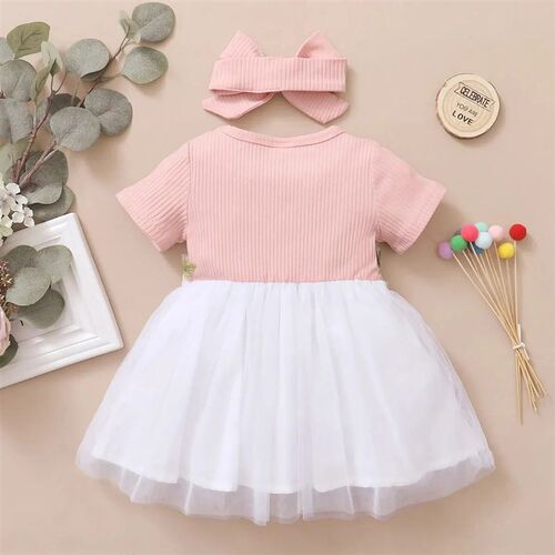 1-3 Years Newborn Baby Girl Princess Dress Embroideried Flow