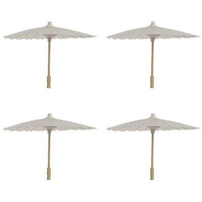 White Paper Parasol Umbrella Chinese Japanese Paper