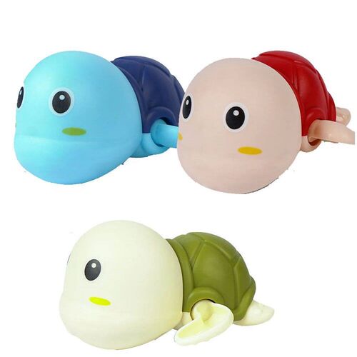 3PCS Baby Bath Toys Water Chain Clockwork Bathing Cute Swimm