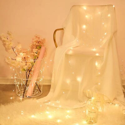 LED flashing lights Gift box Mini copper wire sky full of st