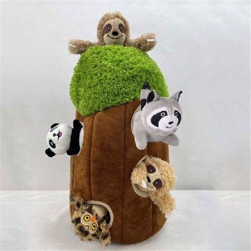 Plush Dog Toy Hide And Seek Activity for Dogs Burrow