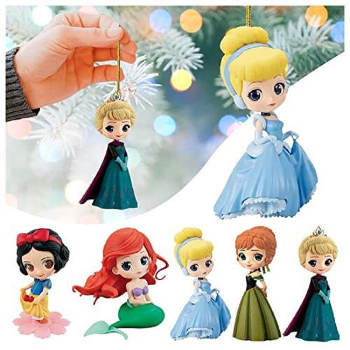 Christmas Pendant Xmas Tree Decoration Princess Flat Cartoo