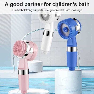 3 colors Baby Bath Shower Head Swivel Adjustable Toddler