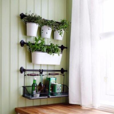 Multi use Steel Storage basket Under Shelf Wire Rack Cabine