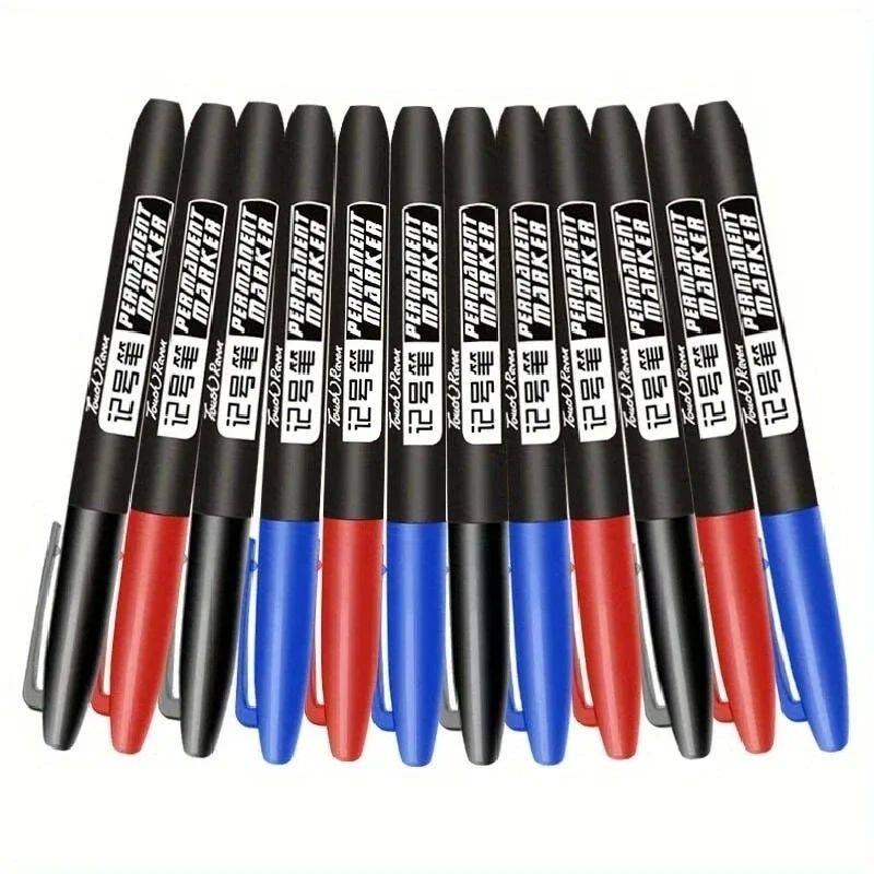 6 Pcs/Set Permanent Art Marker Pen Fine Point Waterproof Ink图片