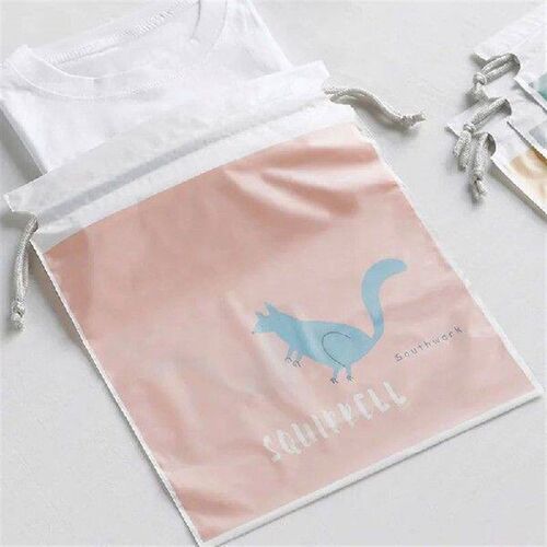 Waterproof Drawstring Underwear Shoes Bag Travel Storage