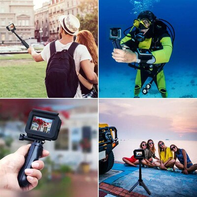 Retractable Selfie  Foldable Portable Tripod For Go Pro Hero