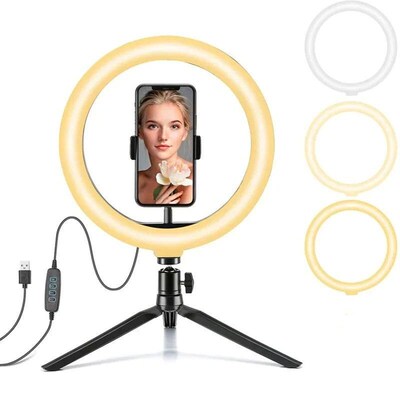 26cm LED Selfie Ring Light Photography Video Light 12 in Rin