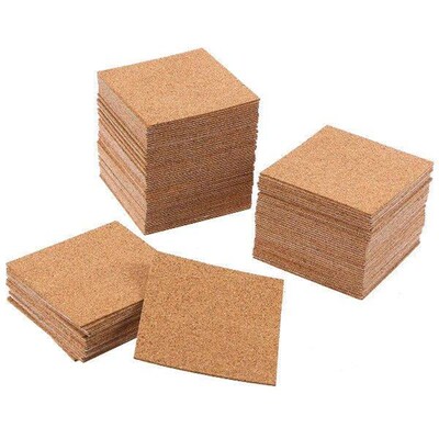 36 PCS Self-adhesive Cork Car Coasters Gasket Strip Spacer