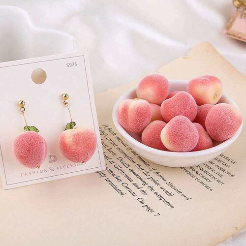 Girls Heart Sweet Beauty Simple Simulation Peach Cute Foam