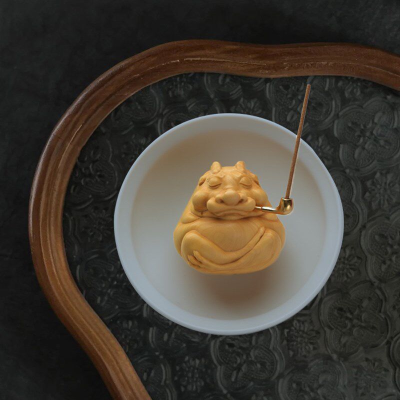 龙年线香底座香插底托香座木制非遗创意可爱桌面摆件国潮创意可爱,家居饰品,香托/香盘/香座/香插,淘宝优惠券,粉丝福利购,淘宝优惠卷