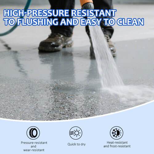 Epoxy colored sand self leveling floor paint, cement tile f