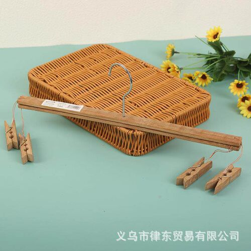 Pants Hanger with 4 Clips, Smooth Multi-Use Hanger for Pants