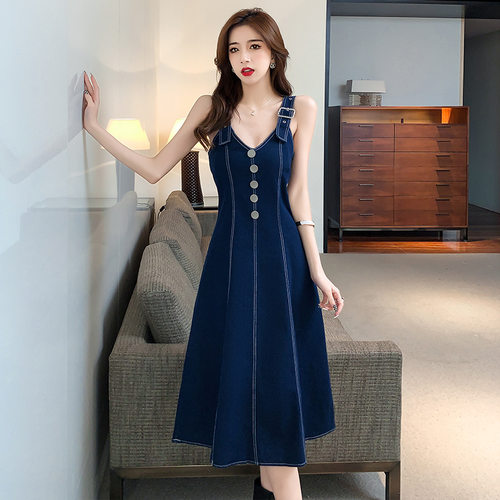 Denim Dresses for Women  Denim Strap Dress Sling Womens