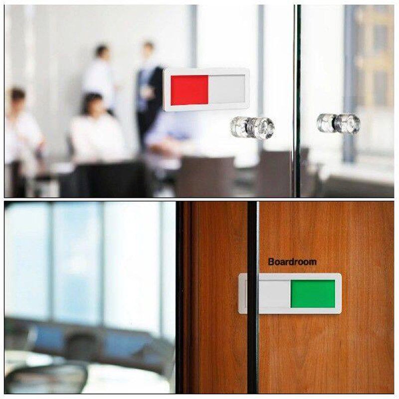 4 Pcs Slideshow Do Not Disturb Sign Staff Office Privacy - 实物图