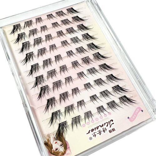 1box Clusters No Need Glue False Eyelashes Reusable Self-adh