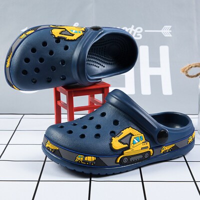 Child Sandals Anti Skid Slipper Summer Hole Shoes Rubber Kid