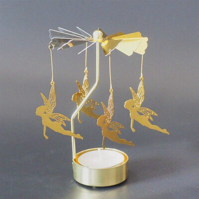 Candlesticks Rotating Romantic Rotation Spinning Carrousel T
