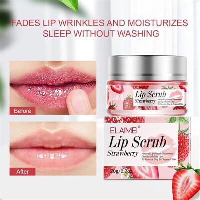 ELAIMEI Lip Scrub Exfoliator Lip Balm Lip Balm Lip Balm 磨砂