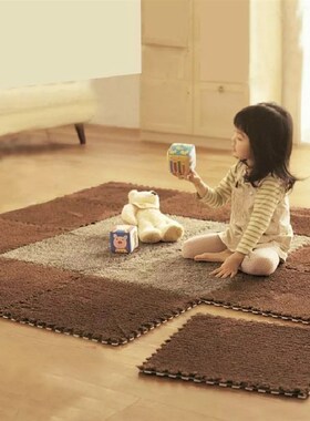 10 Pcs Soft Plush Childrens Mat Baby Play Mat Baby Toys Eva