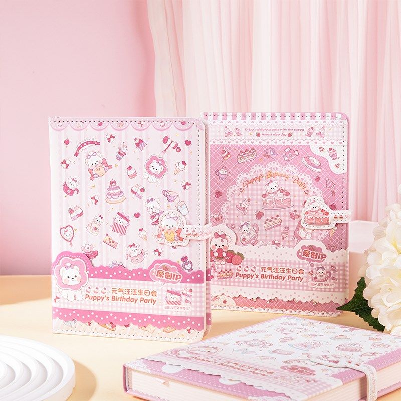 伊莎儿可爱少女心磁扣本搭扣彩页手帐本学生记事本36K64K日记本,文具电教/文化用品/商务用品,手帐/日程本/计划本,淘宝优惠券,粉丝福利购,淘宝优惠卷