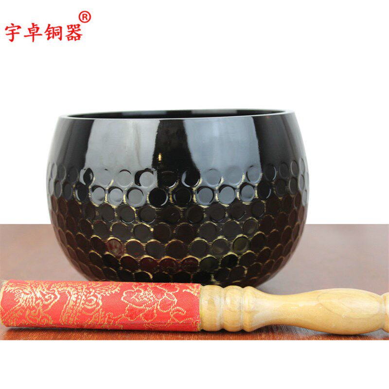 宇卓铜器 纯铜磬黄铜磬铜钵用品铜罄铜庆佛音碗工艺品