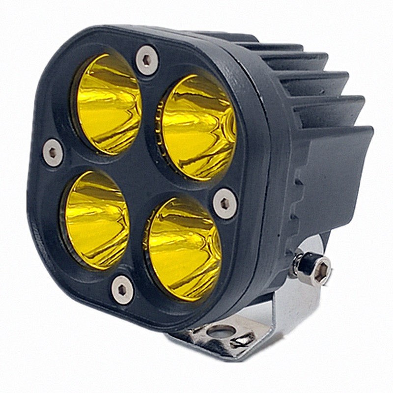 汽车LED射灯越野车A柱灯车顶灯前杠雾灯3寸方灯12V24V通用辅助灯