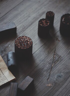 作旧中式老式月饼糕点木制模具 美食复古摄影道具【二店道具铺】